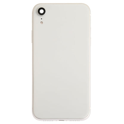 Battery Back Cover Assembly (with Side Keys & Speaker Ringer Buzzer & Motor & Camera Lens & Card Tray & Power Button + Volume Button + Charging Port + Signal Flex Cable & Wireless Charging Module) for iPhone XR, For iPhone XR (Full Assembly)           ...