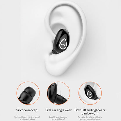 YX01 Sweatproof Bluetooth 4.1 Wireless Bluetooth Earphone, Support Memory Connection & HD Call, Rose Gold, Silver, White, Black, Flesh Color