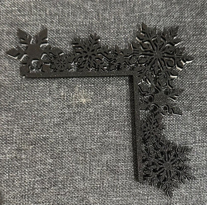 3D Printed Snowflake Light Switch Frame | Christmas Home Decor | Festive Wall Decoration | Winter Room Accent
