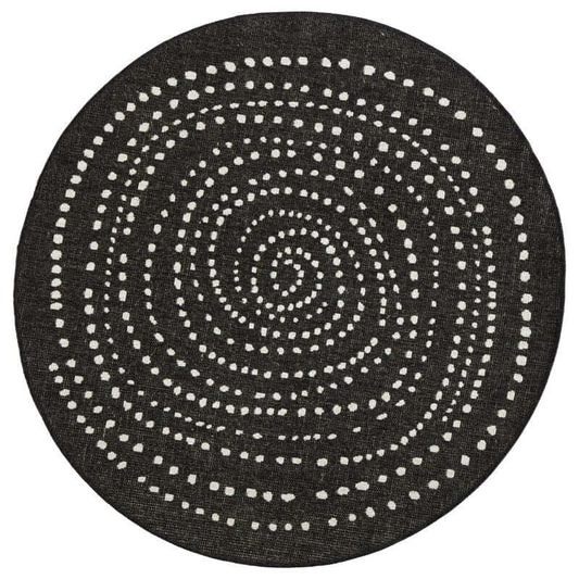 Indoor Outdoor Bali Reversible Round Rug
