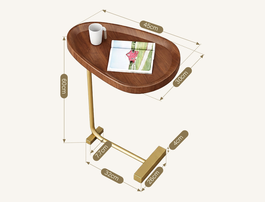 Isabeau Side Table, Wood