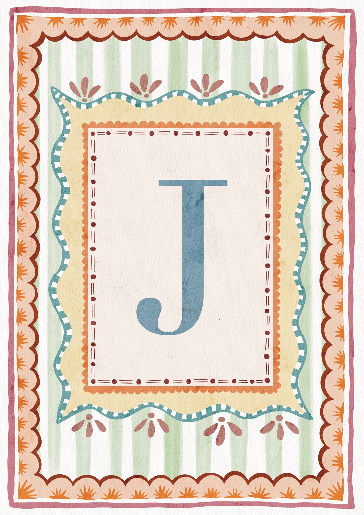 ALPHABET LETTERS ~ Blue / Pink / Green /