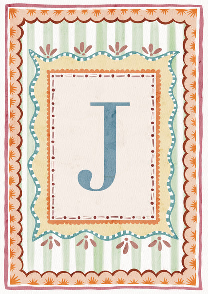 ALPHABET LETTERS ~ Blue / Pink / Green /