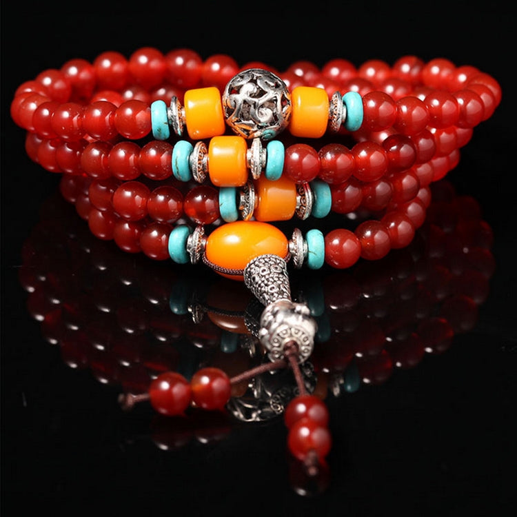 Fashion Jewelry Accessory Garnet Beads Bracelet, Aquamarine & Longevity Lock, White Jade, Pink Crystal & Cat, Pink Crystal & Elephant & Fish, Red Agate & Elephant, Red Agate & Pi Xiu, Violitde, Garnet, Blue Sandstone & Calabash, Red Agate & Buddha Head