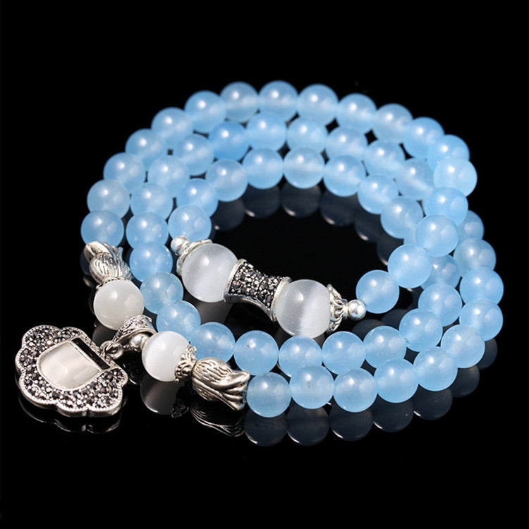 Fashion Jewelry Accessory Garnet Beads Bracelet, White Jade, Pink Crystal & Cat, Pink Crystal & Elephant & Fish, Red Agate & Elephant, Red Agate & Pi Xiu, Violitde, Garnet, Blue Sandstone & Calabash, Red Agate & Buddha Head, Aquamarine & Longevity Lock