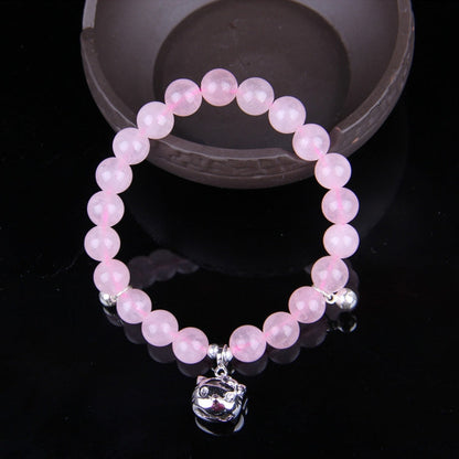 Fashion Jewelry Accessory Garnet Beads Bracelet, Aquamarine & Longevity Lock, White Jade, Pink Crystal & Cat, Pink Crystal & Elephant & Fish, Red Agate & Elephant, Red Agate & Pi Xiu, Violitde, Garnet, Blue Sandstone & Calabash, Red Agate & Buddha Head