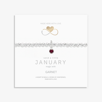 Garnet Jewellery Set | Bracelet & Ring Set