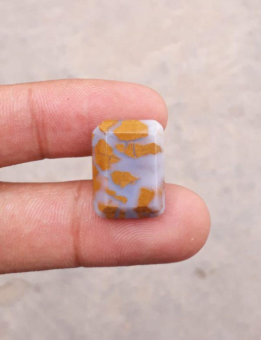 15.4ct Jasper - Gold Jasper Cabochon - Yellow Jasper - 22 x 15mm