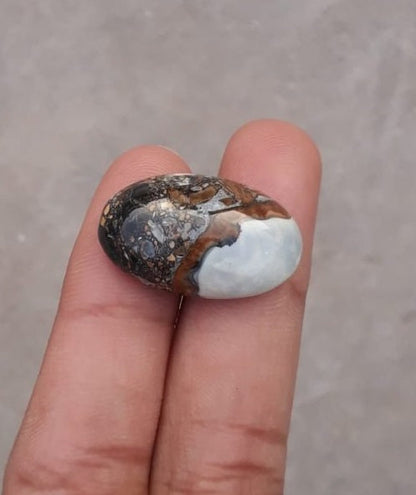 22.9ct Jasper - Maligano Jasper Cabochon - Jasper Maligano- 26x16mm