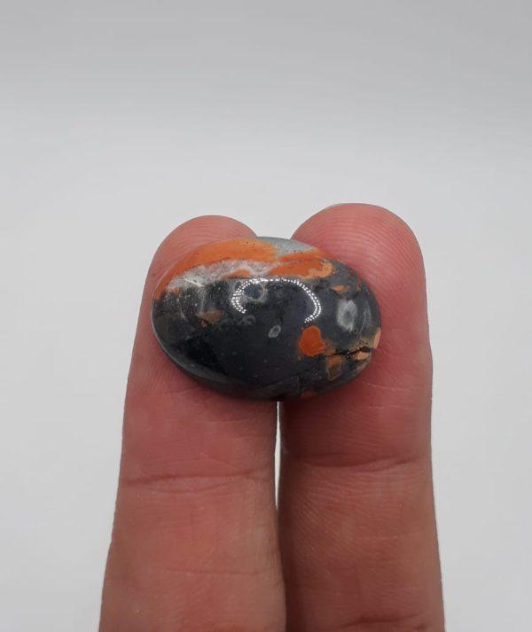 17.7ct  Jasper - Maligano Jasper Cabochon - Jasper Maligano- 22x15mm