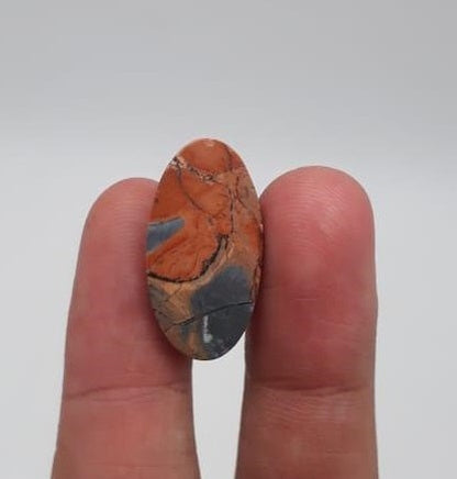 18ct Jasper - Maligano Jasper Cabochon - Jasper Maligano- 25x13mm