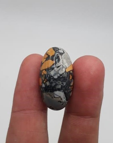 32.6ct Jasper - Maligano Jasper Cabochon - Jasper Maligano- 27x14mm