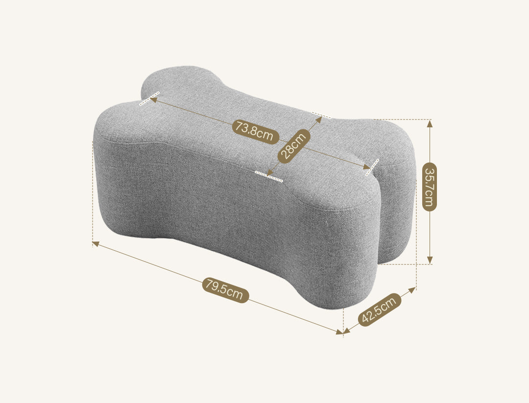 K14 BONE Kid Bench, Grey Or Green