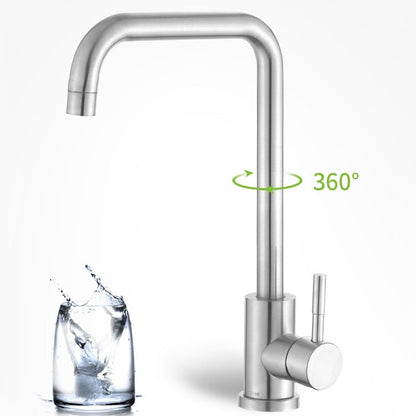 304 Stainless Steel Rotatable Faucet Sinks Cold And Hot Water Tap, Cold And Hot Water Tap