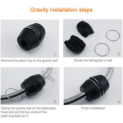 Kitchen Pull-out Faucet Hot Cold Home Retractable Rotating Faucet, Pull-out Faucet