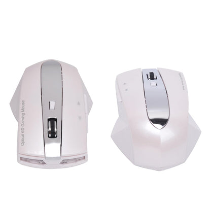 MZ-011 2.4GHz 1600DPI Wireless Rechargeable Optical Mouse with HUB Function, Pearl White, Blue, Silver, Black, Black Silver, White + Royal Blue