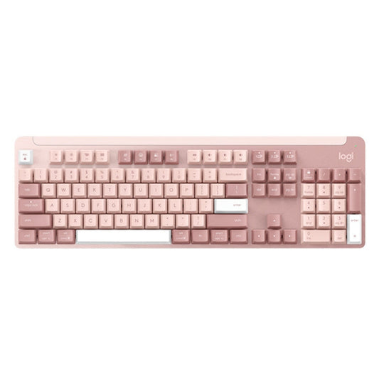 Logitech K865 104 Keys Wireless Bluetooth Mechanical Keyboard, Red Shaft, K865