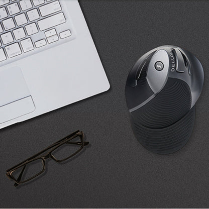 DELUX M618GX Wireless Ergonomic Vertical Mouse 1600DPI Optical Mouse, M618GX