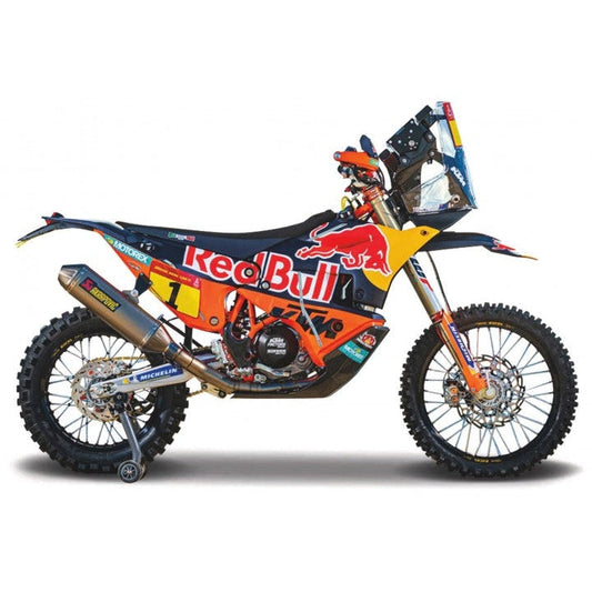 KTM 450 Rally Factory Edition Winner Dakar Rally 2019 Toby Price 1:18 Scale Bburago Diecast Model