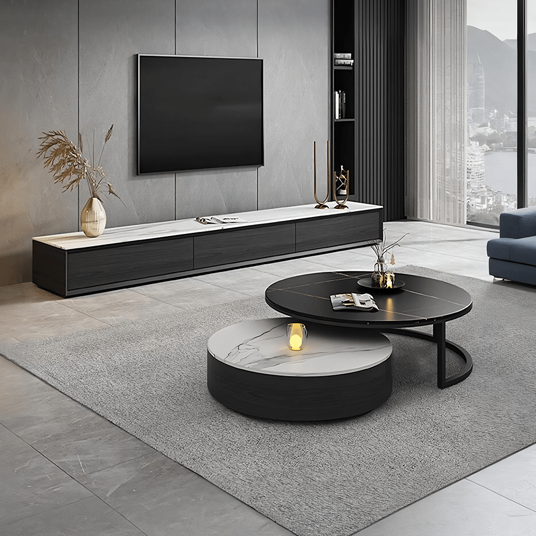 Kahoo Nesting Coffee Table, Sintered Stone