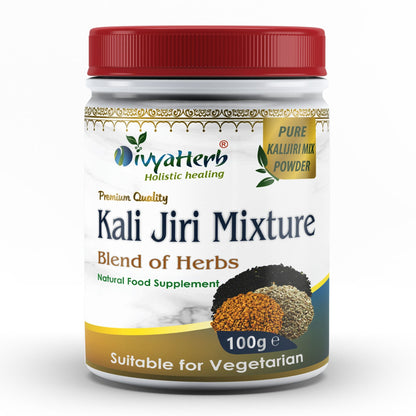 DivyaHerb Kali Jiri Mixture Powder 100 gram - Daily Wellness Support