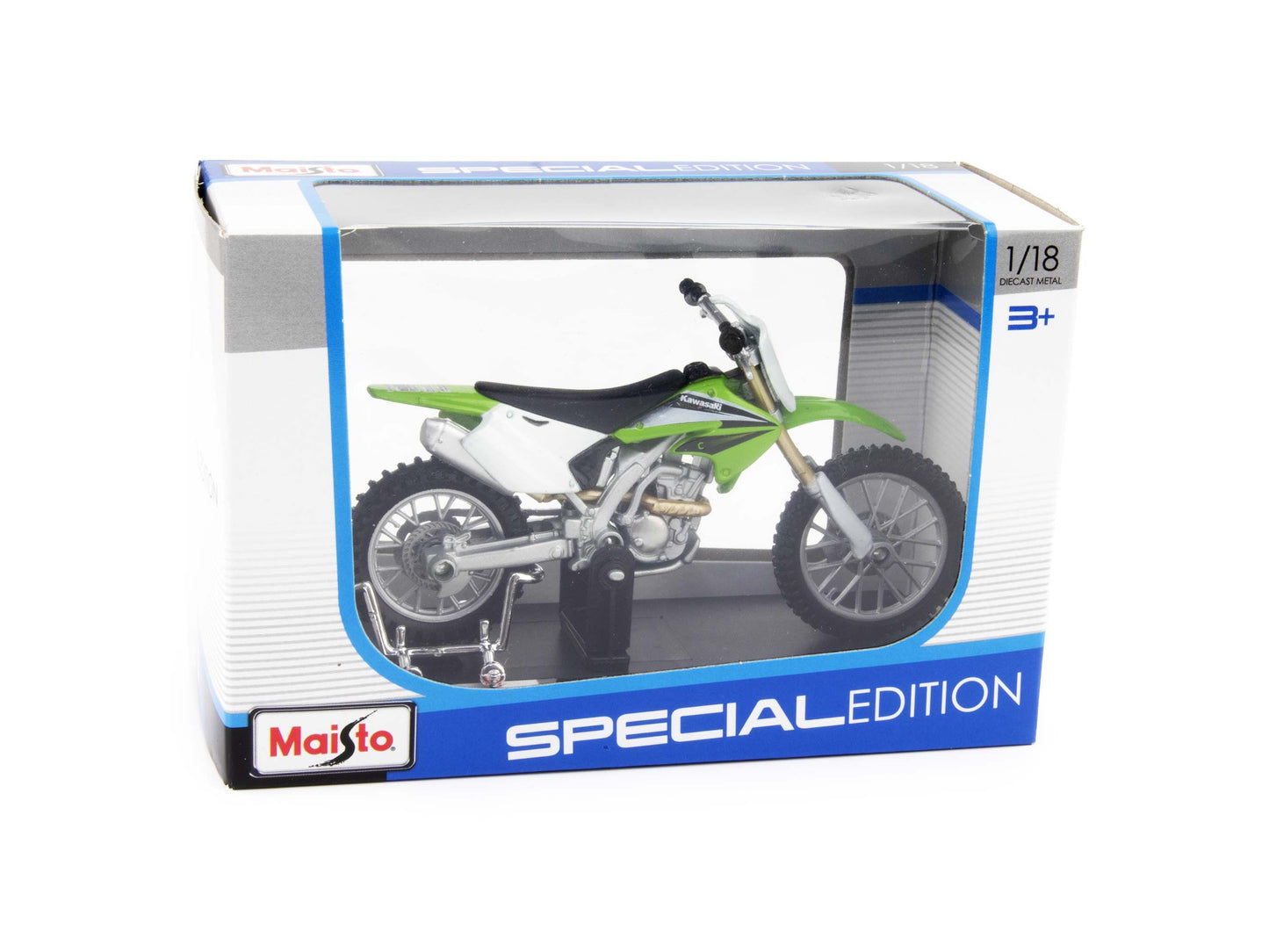 Kawasaki KX250F green - 1:18 Scale Motorbike Model