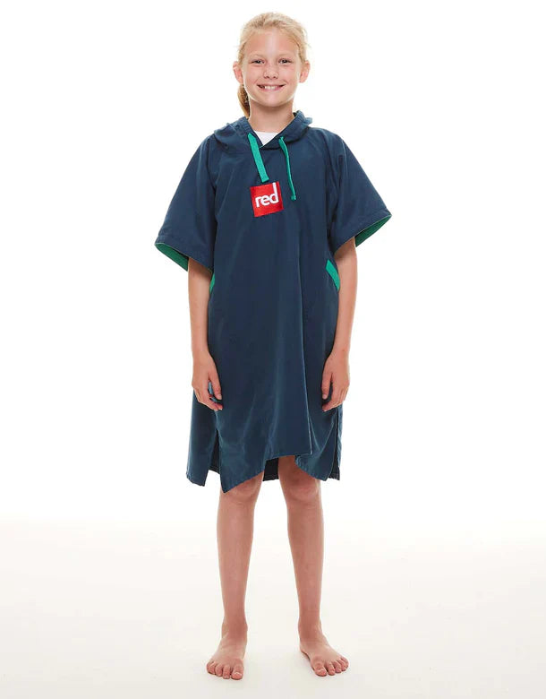 Red Luxury Towelling Changing Robe Navy (Various Sizes)