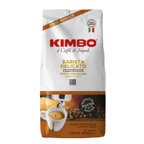 Kimbo Barista Delicato Light Roast Coffee Beans 1kg