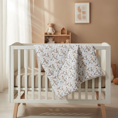 Koalaroo Organic Cotton Toddler 3 Piece All-in-One 4.0 Tog Quilt Bedding Set with Bumper
