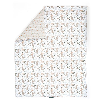 Koalaroo Organic Cotton Toddler 3 Piece All-in-One 4.0 Tog Quilt Bedding Set with Bumper