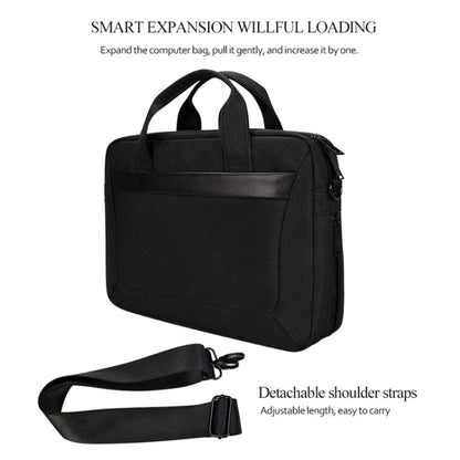 DJ06 Oxford Cloth Waterproof Wear-resistant Portable Expandable Laptop Bag for 13.3 inch Laptops, with Detachable Shoulder Strap, 13.3 inch