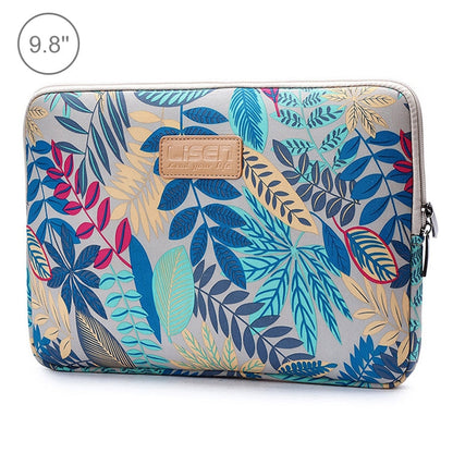 Lisen 9.8 inch Sleeve Case Colorful Leaves Zipper Briefcase Carrying Bag, 9.8 inch