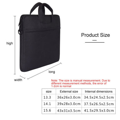 ST01S Waterproof Oxford Cloth Hidden Portable Strap One-shoulder Handbag for 14.1 inch Laptops, ST01S 14.1 inch Light Grey, ST01S 14.1 inch Dark Gray, ST01S 14.1 inch Navy Blue, ST01S 14.1 inch Black, ST01S 14.1 inch Pink