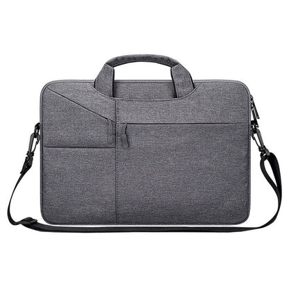 ST02S Waterproof Tear Resistance Hidden Portable Strap One-shoulder Handbag for 14.1 inch Laptops, with Suitcase Belt, ST02S 14.1 inch Black, ST02S 14.1 inch Dark Gray, ST02S 14.1 inch Pink, ST02S 14.1 inch Light Grey, ST02S 14.1 inch Navy Blue