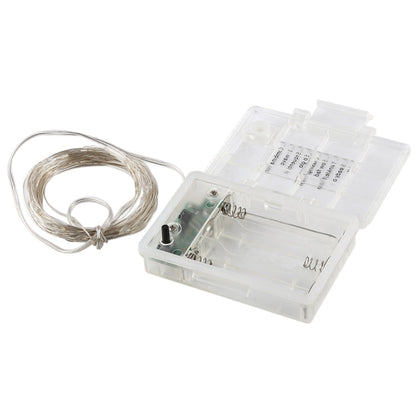 50 LEDs 3 x AA Batteries Box Fairy Lamp Decorative Light with Remote Control, DC 5V, White Light/Remote Control, Warm White/Remote Control, Colorful Light/Remote Control