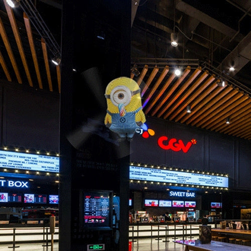 Dsee-65H Holographic Intelligent Display 3D Billboard, WiFi App Control, Display Resolution: 720 x 720 Pixels, Diameter: 65cm, Dsee-65H
