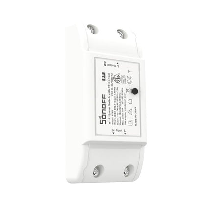 Sonoff 433MHz DIY WiFi Smart Wireless Remote Control Timer Module Power Switch with 4-keys Remote Control for Smart Home, Support iOS and Android, 433MHz with Remote Control