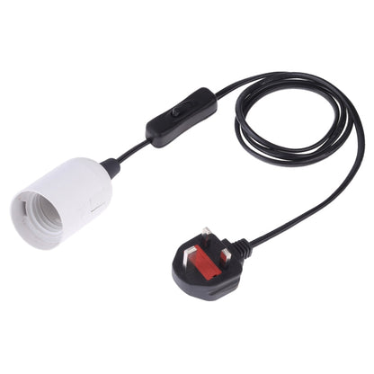 E27 Wire Cap Switch Lamp Holder Chandelier Power Socket with 1.2m Extension Cable, Small UK Plug, EU Plug, 1.5m, AU Plug, 1.2m, Big UK Plug, 1.5m, US Plug, 1.5m, Small UK Plug, 1.2m