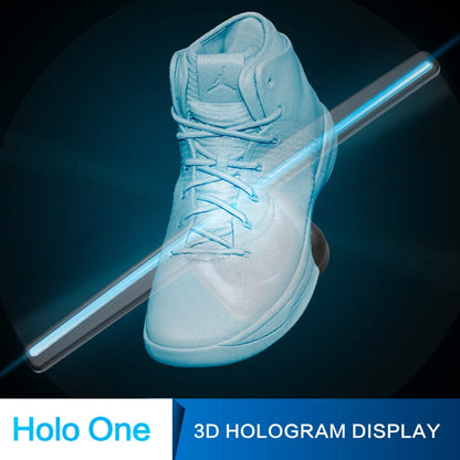224 LEDs Hologram Holographic Display Fan with Remote Control, Support 4GB Micro SD Card, AC 100-240V, 450 x 224 Pixels