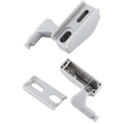 10 PCS 0.3W Universal Inner Hinge LED Sensor lamp Cupboard 3 LEDs Night light Auto ON/OFF Bulb, 10 PCS White Light, 10 PCS Warm White