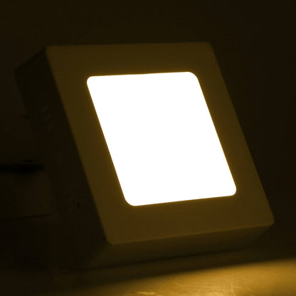 12cm 30 LEDs SMD 2835, AC 85-265V, 6W Warm White Light