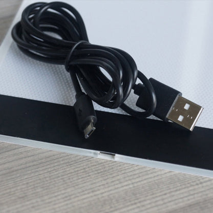 Ultra-thin A4 Size Portable USB LED Artcraft Tracing Light Box Copy Board for Artists Drawing Sketching Animation and X-ray Viewing, No Brightness Control No Charger