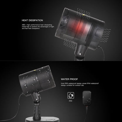 Dynamic Red + Green Laser Mini Outdoor Lamp, CMF-A103