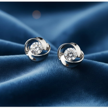 Women’s Silver Retro Earrings – Vintage Style Dangle Jewelry for Everyday & Party Wear