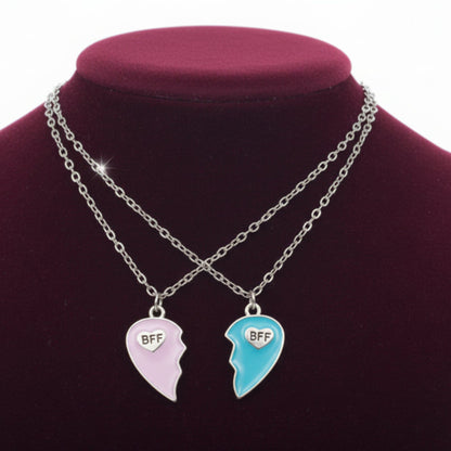 Honey Love Couple Pendant Necklace – Romantic Matching Jewelry Gift for Him & Her