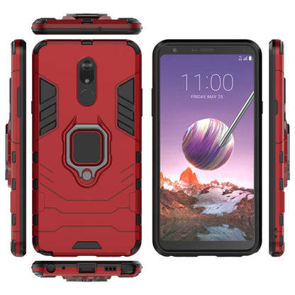 PC + TPU Shockproof Protective Case for LG Q Stylo 5, with Magnetic Ring Holder, For LG Q Stylo 5