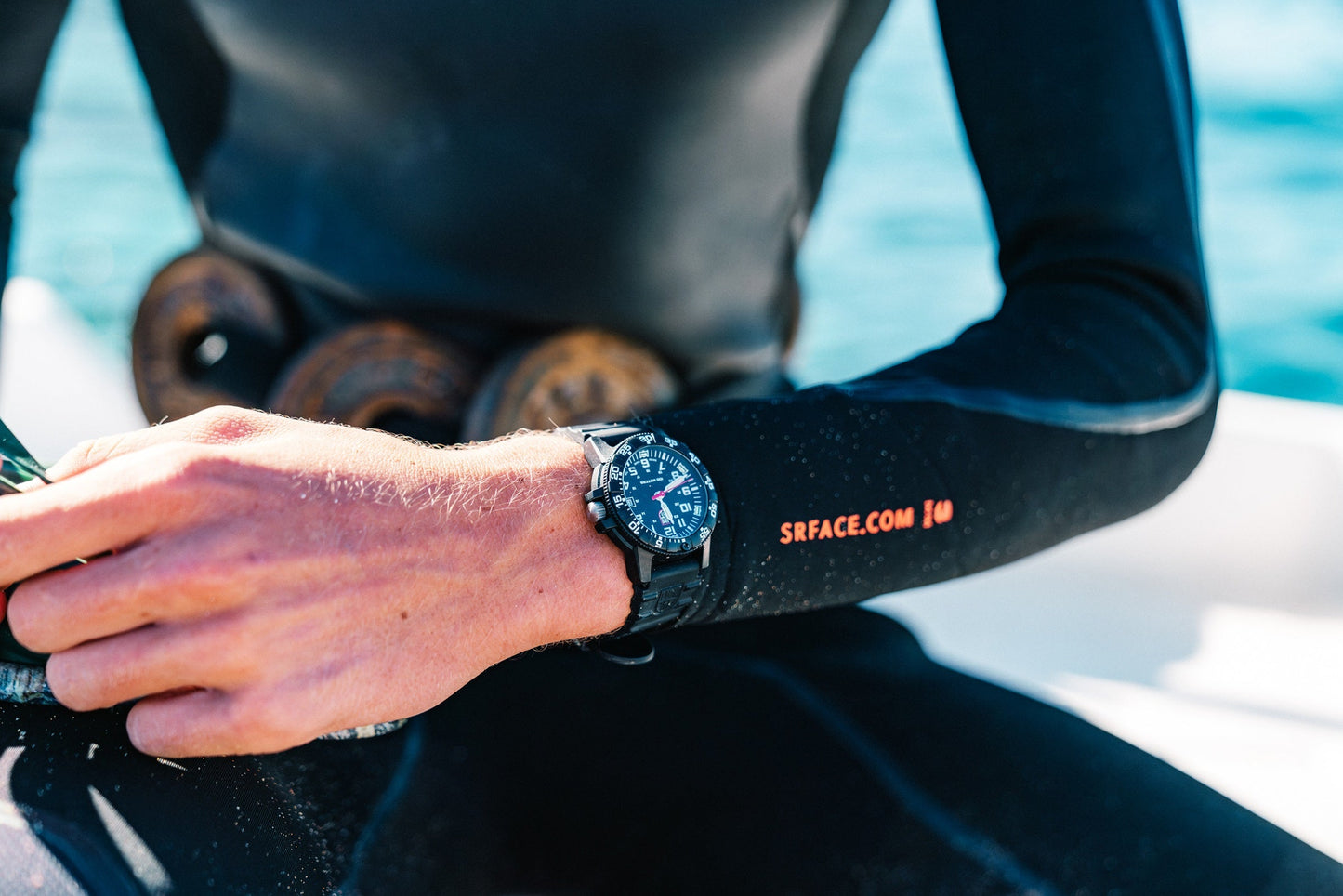 Luminox Leatherback SEA Turtle Giant 44 mm Outdoor Watch- Black/White Dial