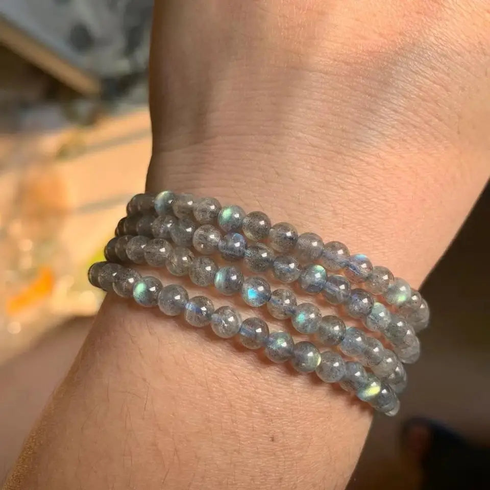 6mm Beautiful Labradorite Strech Bracelet