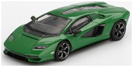 Lamborghini Countach LPI 800-4 Verde Medio (LHD) (Blister Packaging) 1:64 Scale MINI GT Diecast Model