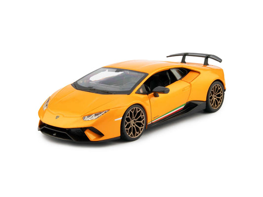 Lamborghini Huracan Performante Orange 1:24 Scale Bburago Diecast Model Car